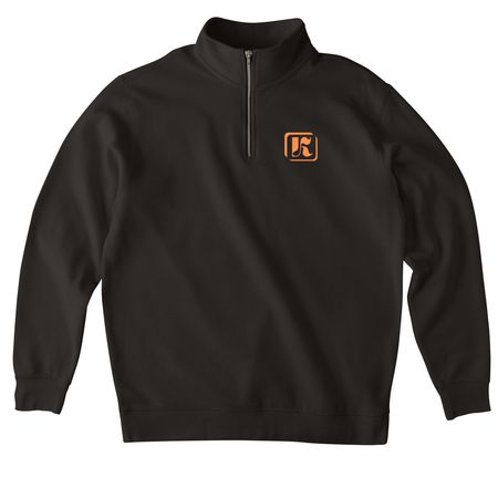 Kazoo Quarter Zip, a Black Midweight Quarter Zip Pullover