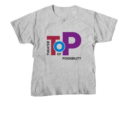 Theater of Possibility, a Sport Grey Youth Unisex Tee