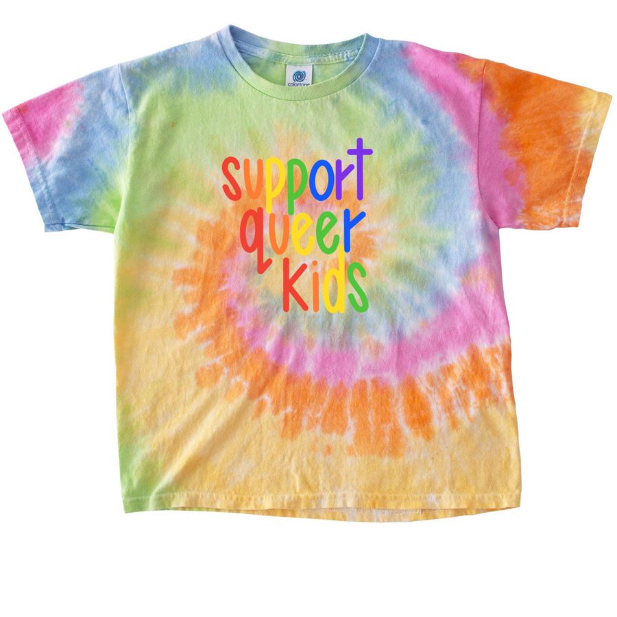 support queer kids, a Eternity Youth Tie Dye Tee