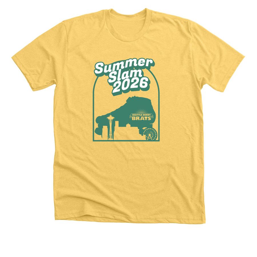Summer Slam 2026, a Heather Yellow Gold Premium Unisex Tee