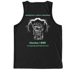 Food Sovereignty - Organic Cotton / Eco Tees, a Deep Black Allmade Eco Triblend Tank (back-view)