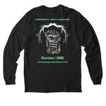 Food Sovereignty - Organic Cotton / Eco Tees, a Deep Black Allmade Organic Cotton Long Sleeve Tee (back-view)