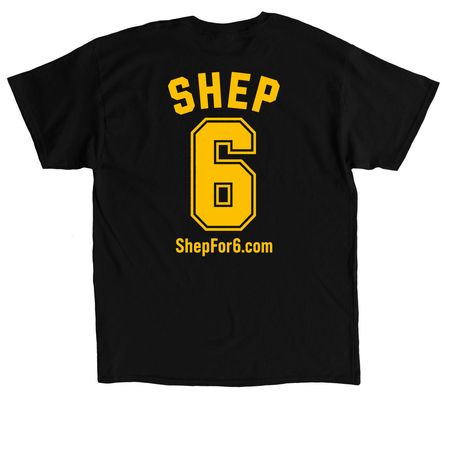 Vote Independent, a Black Classic Unisex Tee (back-view)