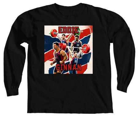 Eddie Ginnan Worlds 2026 T-Shirts, a Black Comfort Colors Long Sleeve Tee