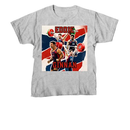 Eddie Ginnan Worlds 2026 T-Shirts, a Sport Grey Youth Unisex Tee