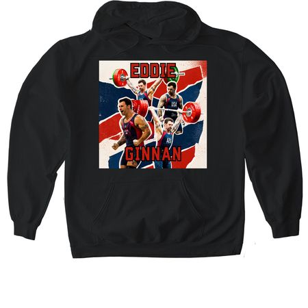 Eddie Ginnan Worlds 2026 T-Shirts, a Black Gildan Softstyle Pullover Hoodie