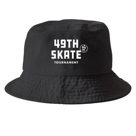 49th State Tournament Merch, a Black Printed Bucket Hat