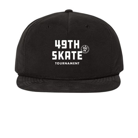 49th State Tournament Merch, a Black Printed Umpqua Snapback Cap