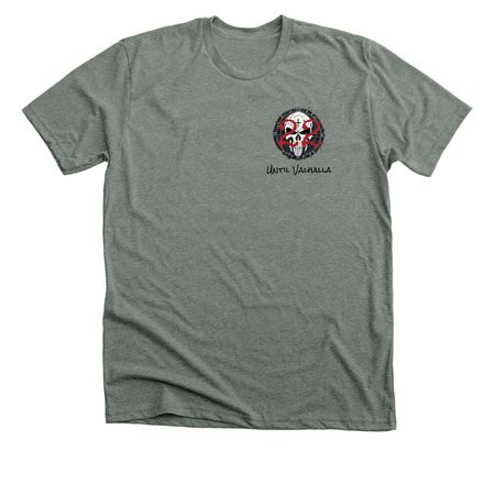 Until Valhalla&nbsp;, a Deep Heather Premium Unisex Tee