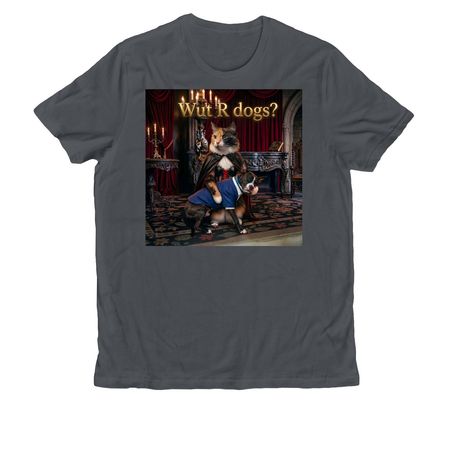 Wut R Dogs?, a Terrain Grey Allmade Organic Cotton Unisex Tee