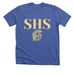 SHS Trojan, a Solid True Royal Premium Unisex Tee