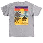 Gabby T-Shirt, a Sport Grey Classic Unisex Tee (back-view)