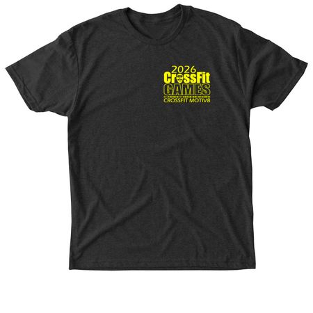 2026 Johnston Games T-Shirt, a Vintage Black Triblend Unisex Tee