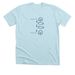 moving forward, a Heather Ice Blue Premium Unisex Tee