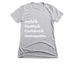 Joyful&, a Dark Heather Grey Women's Slim Fit Tee