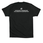 NOSC Tees & Hoodies, a Vintage Black Premium Cotton Tee (back-view)