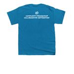 NOSC Tees & Hoodies, a Sapphire Youth Unisex Tee (back-view)