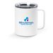 Minuteman Senior Services Travel Tumbler, a White Stainless Steel Travel Mug