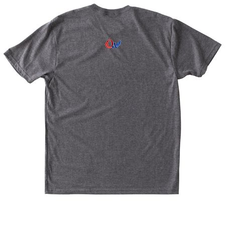 O&W Live Bait, a Premium Heather Triblend Unisex Tee (back-view)