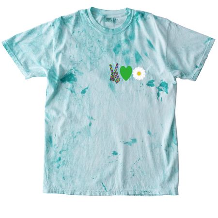 Community Support is Groovy Baby!, a Sea Glass Comfort Colors Colorblast Tee