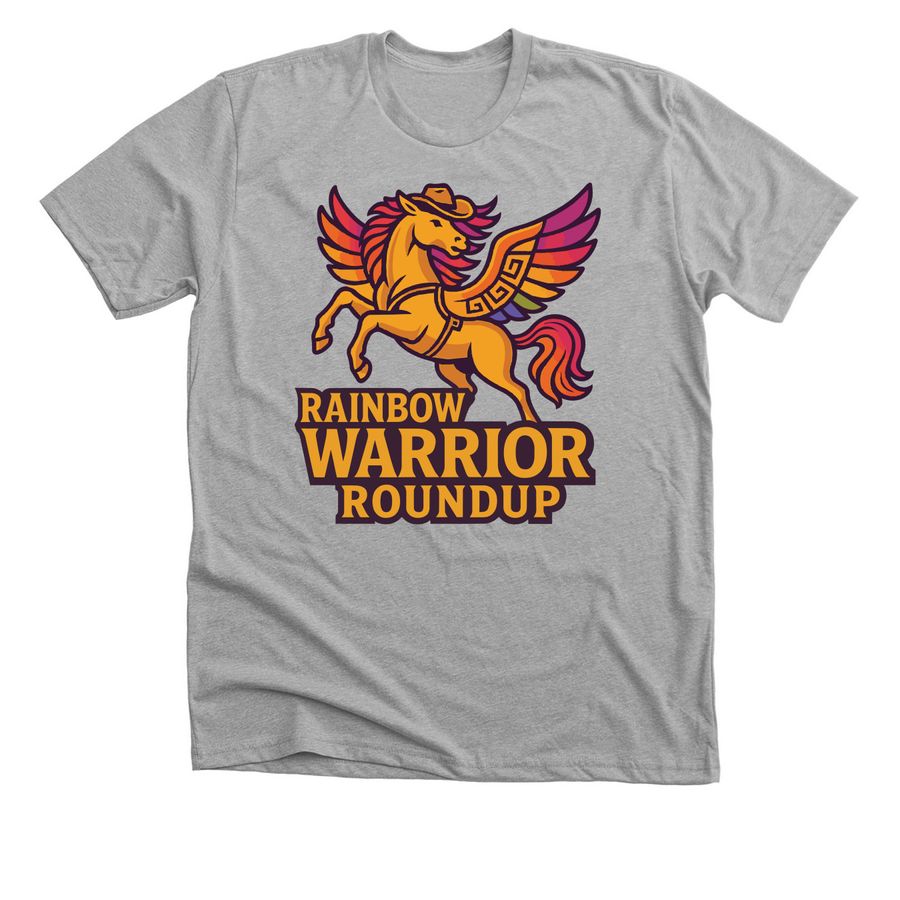 RWR Logo Tees and Tanks, a Athletic Heather Premium Unisex Tee