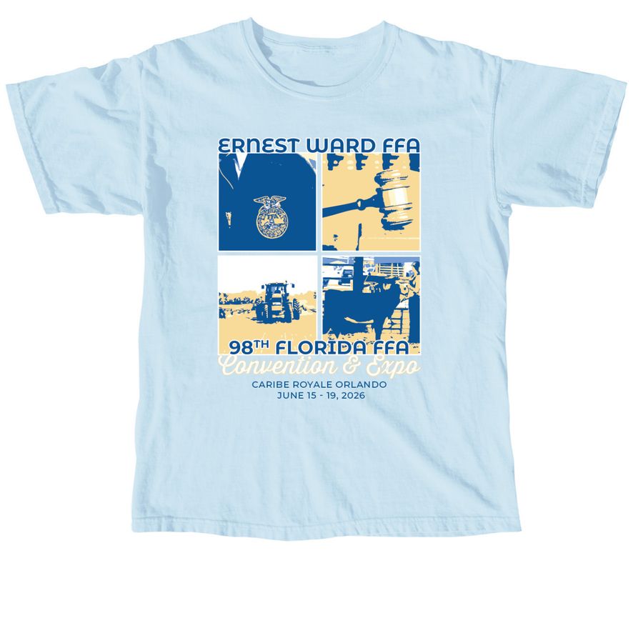 2026 State Convention | Ernest Ward, a Chambray Comfort Colors Unisex Tee