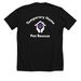 Temporary Home Pet Rescue, a Solid Black Blend Premium Unisex Tee (back-view)