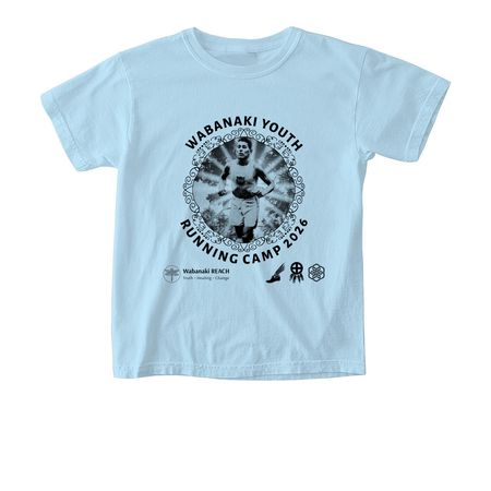 Wabanaki Youth Running Camp, a Chambray Comfort Colors Youth Tee