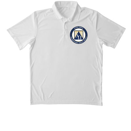 AO Performance Apparel - Light, a White Unisex Performance Polo