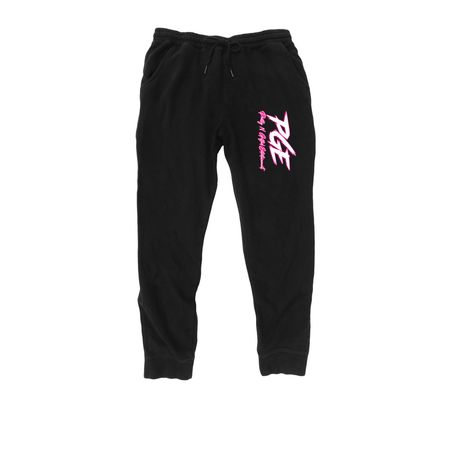 PGE, a Black Midweight Fleece Joggers