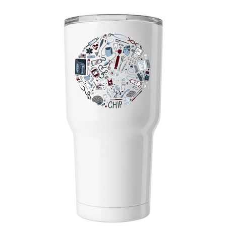 CHIP - Tumbler, a White Insulated Tumbler