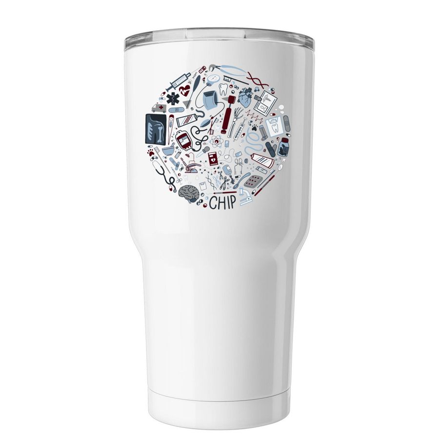 CHIP - Tumbler, a White Insulated Tumbler