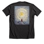 Dante's Divine Comedy, a Dark Grey Heather Premium Unisex Tee (back-view)