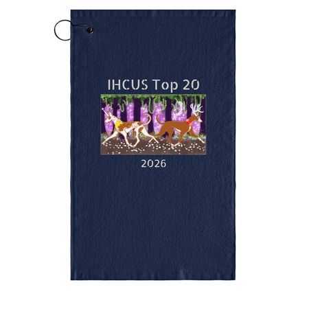 IHCUS Top 20, a Navy Golf Towel