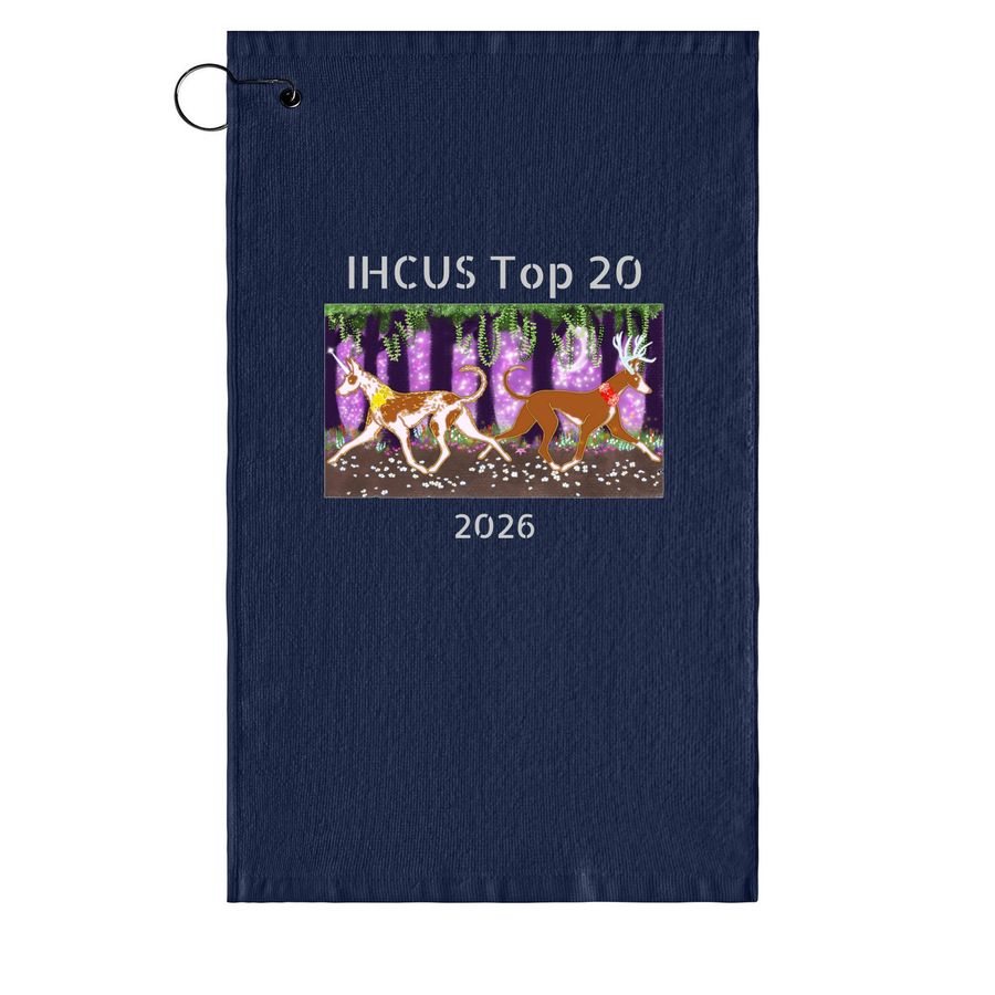 IHCUS Top 20, a Navy Golf Towel