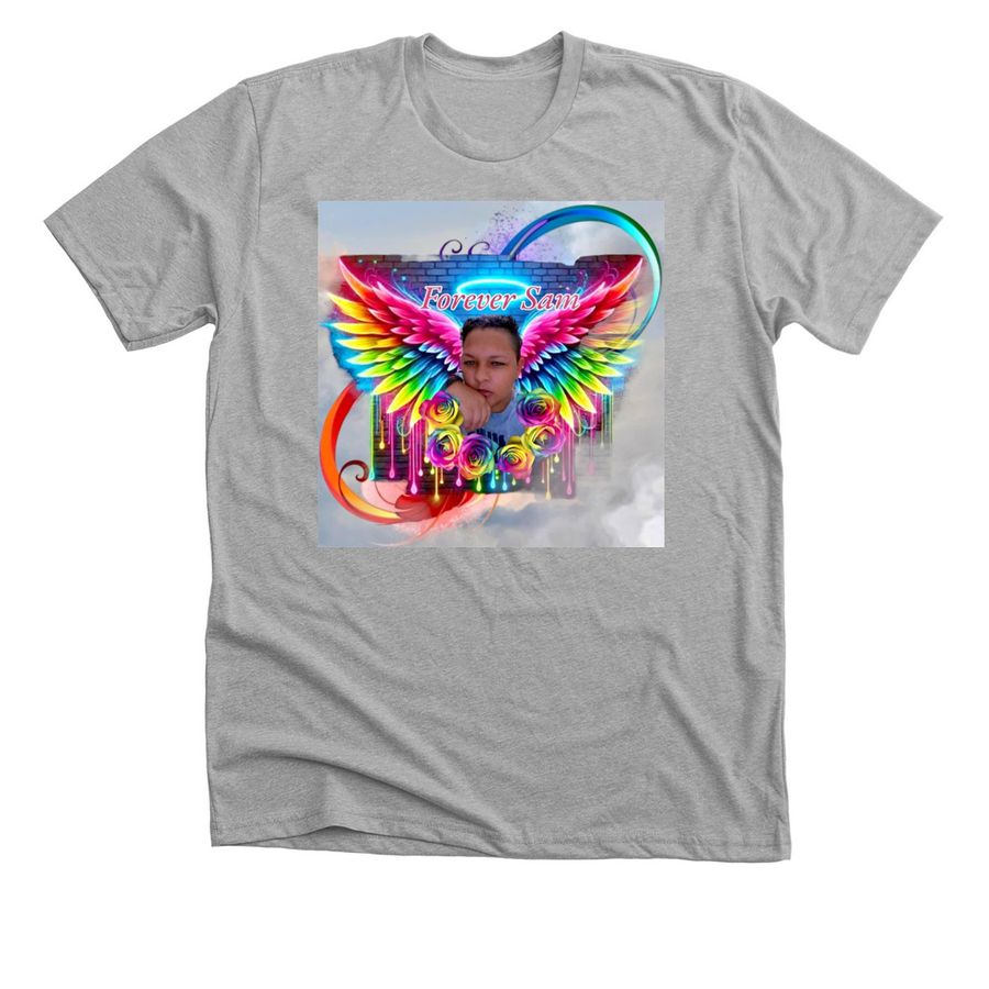 Justice for Sam ??, a Athletic Heather Premium Unisex Tee