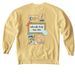 Falmouth Road Race - National Brain Tumor, a Butter Comfort Colors Crewneck Sweatshirt (back-view)