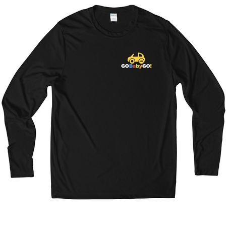 UCF Go Baby Go!&nbsp;, a Black UV Performance Long Sleeve Tee