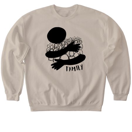 '26-'27 Theme: Family, a Sand Softstyle Crewneck Sweatshirt