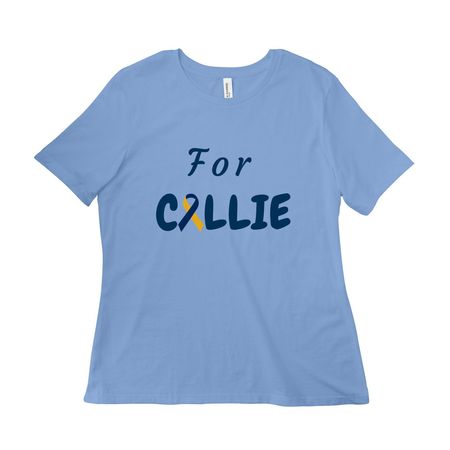 For Callie, a Carolina Blue Women?s Relaxed Cotton Tee