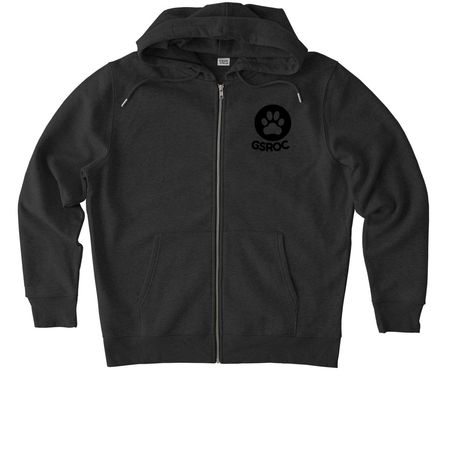 GSROC Shirts, a Dark Heather Grey Stanley/Stella Unisex Cultivator 2.0 Zip Up Pullover Hoodie