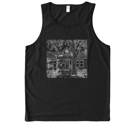BGC Modern Tee, a Deep Black Allmade Eco Triblend Tank
