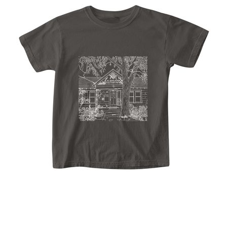 BGC Modern Tee, a Pepper Comfort Colors Youth Tee