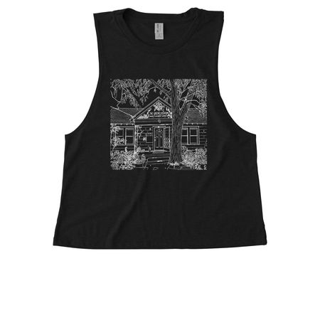 BGC Modern Tee, a Deep Black Allmade Eco Triblend Women?s Muscle Tank
