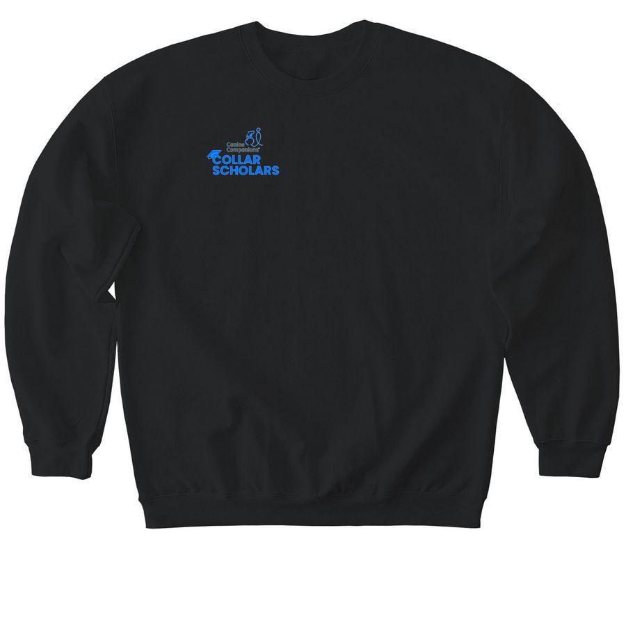 Colorado Collar Scholars, a Black Softstyle Crewneck Sweatshirt