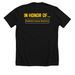 Childhood Cancer Awareness Month 2026, a Solid Black Blend Premium Unisex Tee (back-view)