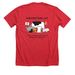 HELP SARA ANIMALS T-SHIRT&nbsp;, a Heather Red Premium Unisex Tee (back-view)