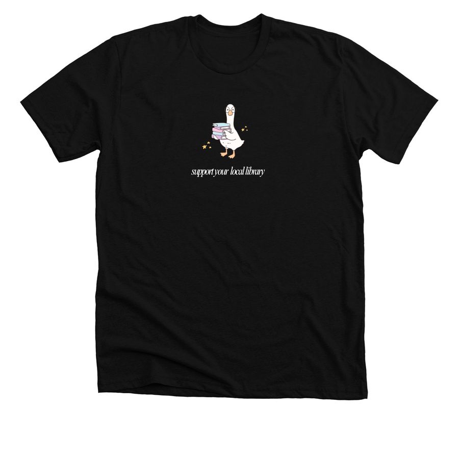 Silly Goose&nbsp;, a Solid Black Blend Premium Unisex Tee