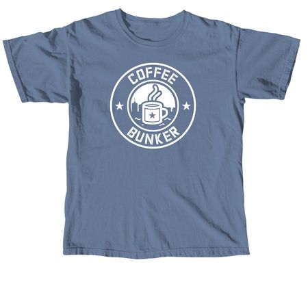 Meet me at the Coffee Bunker, a Blue Jean Comfort Colors Unisex Tee