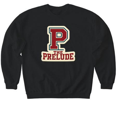 The Prelude, a Black Softstyle Crewneck Sweatshirt